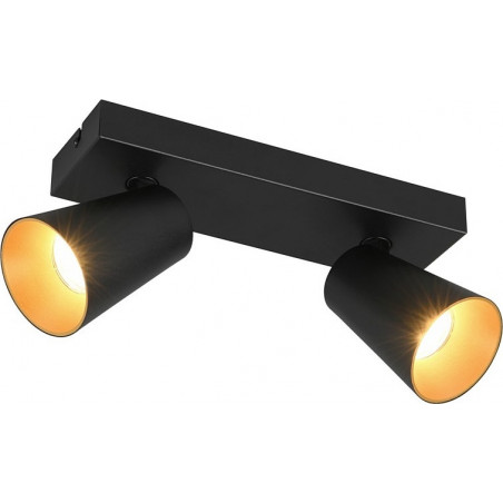 Reflektor sufitowy Trio Sharp 2 punkty czarny mat | Oświetlenie LED