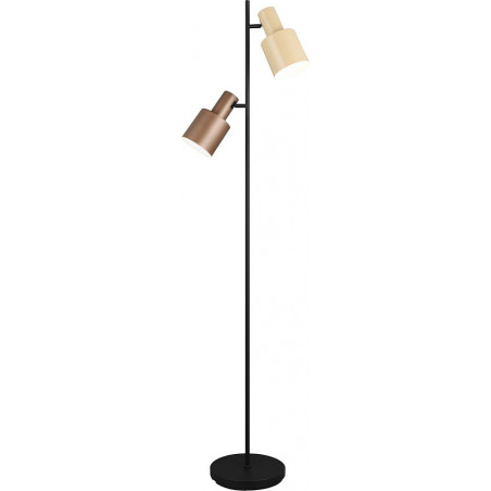 Lampa podłogowa Trio Agudo | 2 punkty, styl retro