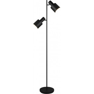 Lampa podłogowa czarna Agudo - Trio | Loft, E27