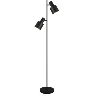 Lampa podłogowa czarna Agudo - Trio | Loft, E27