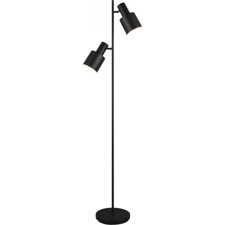 Lampa podłogowa czarna Agudo - Trio | Loft, E27