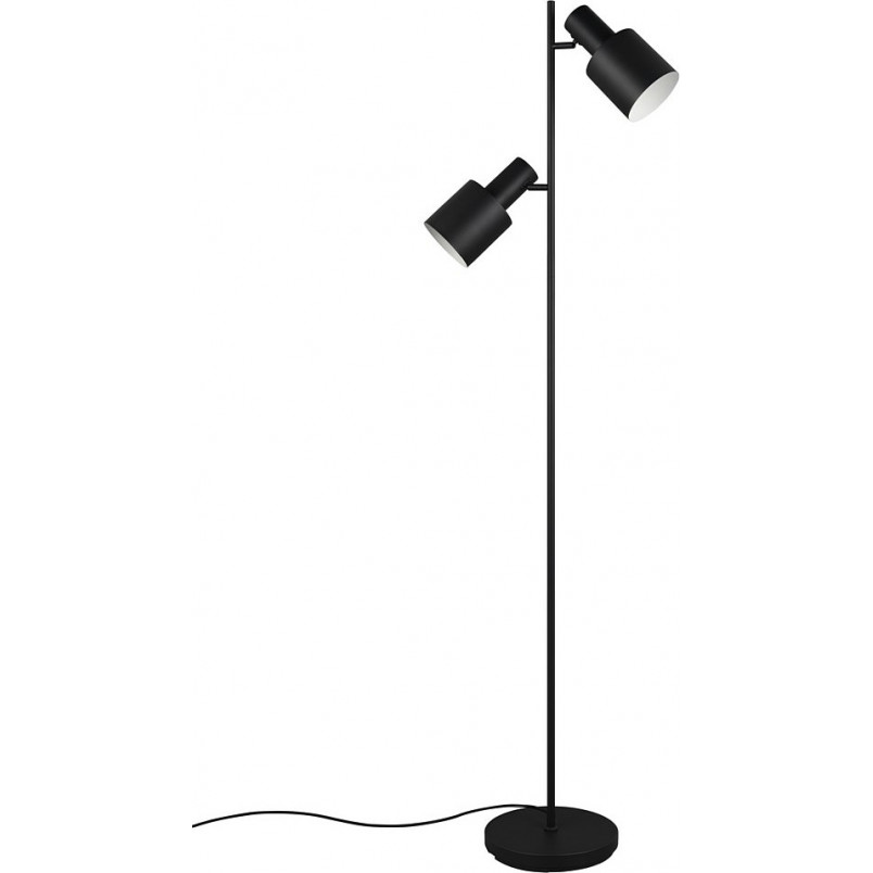 Lampa podłogowa czarna Agudo - Trio | Loft, E27