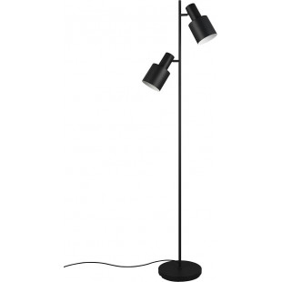 Lampa podłogowa czarna Agudo - Trio | Loft, E27