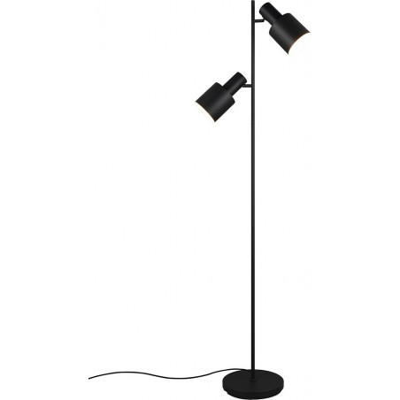 Lampa podłogowa czarna Agudo - Trio | Loft, E27