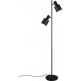 Lampa podłogowa czarna Agudo - Trio | Loft, E27