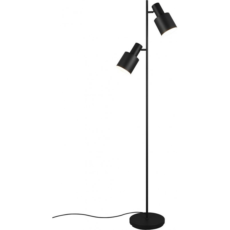 Lampa podłogowa czarna Agudo - Trio | Loft, E27