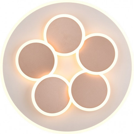 Plafon LED Retro Mandala Trio z Pilotem | 49cm