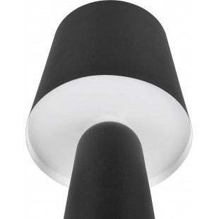 Lampa stołowa retro Nubian czarna Trio - Stylowe oświetlenie