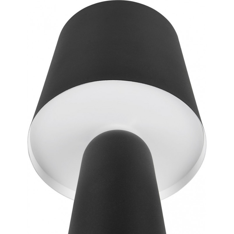 Lampa stołowa retro Nubian czarna Trio - Stylowe oświetlenie