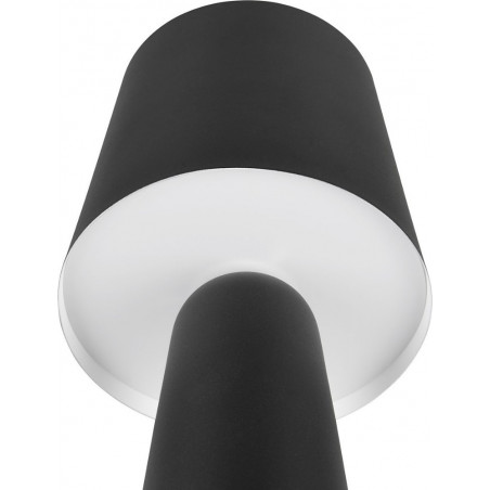 Lampa stołowa retro Nubian czarna Trio - Stylowe oświetlenie