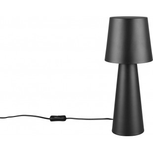 Lampa stołowa retro Nubian czarna Trio - Stylowe oświetlenie