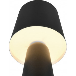 Lampa stołowa retro Nubian czarna Trio - Stylowe oświetlenie