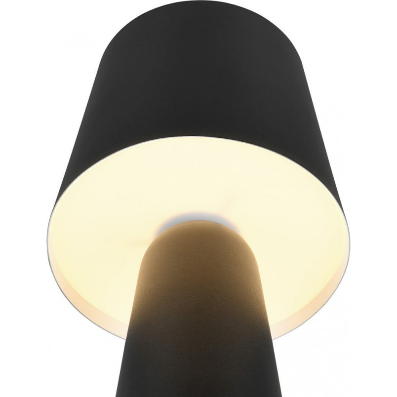 Lampa stołowa retro Nubian czarna Trio - Stylowe oświetlenie