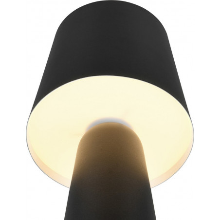 Lampa stołowa retro Nubian czarna Trio - Stylowe oświetlenie