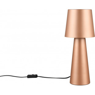 Lampa stołowa retro Trio Nubian - Brązowa, stylowa