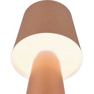Lampa stołowa retro Trio Nubian - Brązowa, stylowa