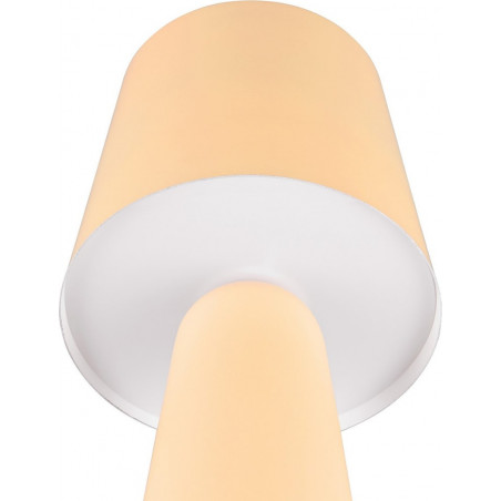 Lampa stołowa retro Nubian beżowa Trio - Stylowe oświetlenie