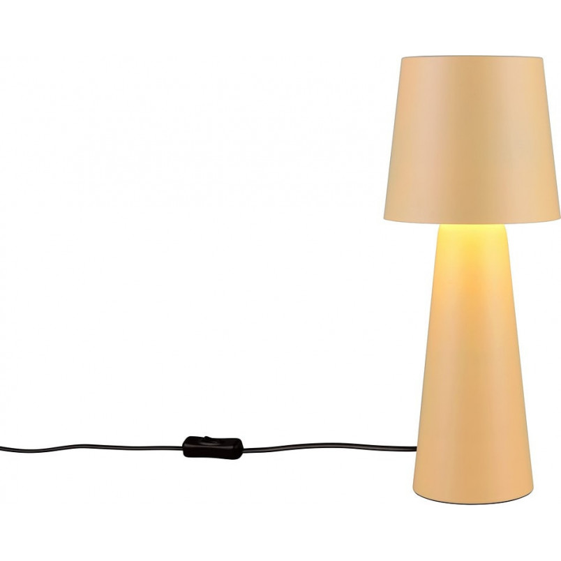 Lampa stołowa retro Nubian beżowa Trio - Stylowe oświetlenie