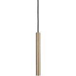 Minimalistyczna Lampa wisząca tuba glamour Laser 49 Mosiądz/Czarny Nowodvorski do kuchni