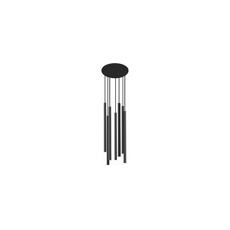 Lampa wisząca czarna Nowodvorski Laser VII - Tuby LED