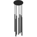 Lampa wisząca czarna Nowodvorski Laser VII - Tuby LED