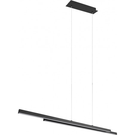 Lampa wisząca LED Odio czarna - Nowoczesny design | Reality