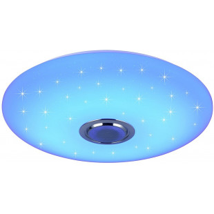 Plafon nowoczesny z pilotem i głośnikiem Musica LED 58cm biały Reality