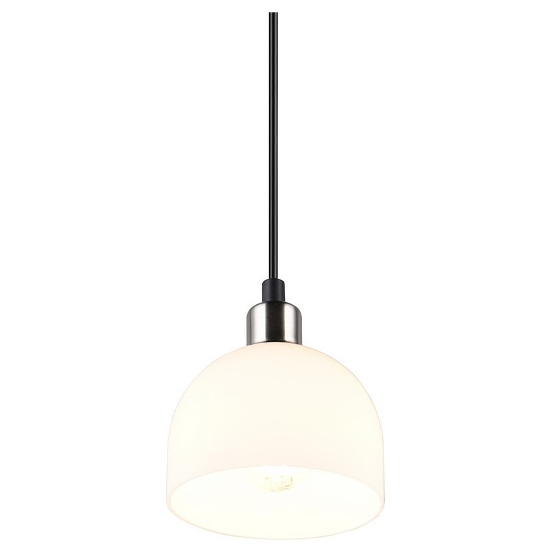 Lampa wisząca Molly - szklana, biała, Reality | Kup teraz!