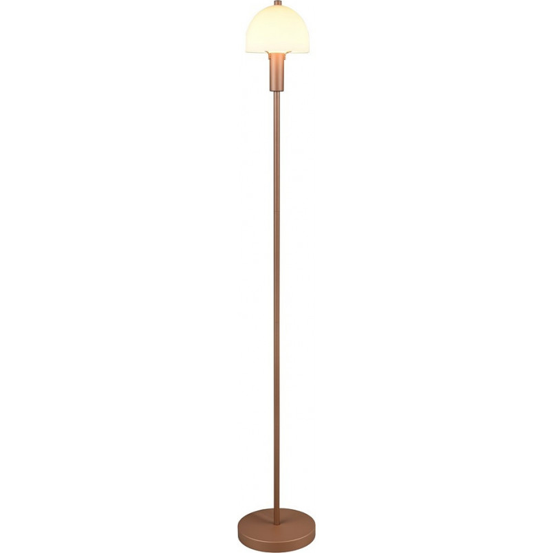 Lampa podłogowa szklana Reality Glenn | 120cm, Retro, Biała