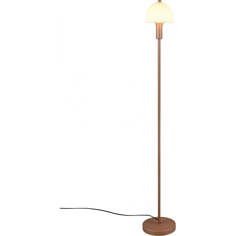 Lampa podłogowa szklana Reality Glenn | 120cm, Retro, Biała
