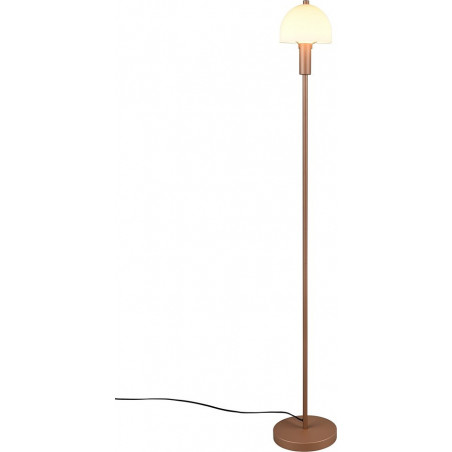 Lampa podłogowa szklana Reality Glenn | 120cm, Retro, Biała