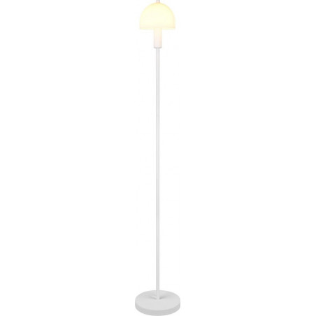 Lampa podłogowa szklana Reality Glenn | Biały mat, 120cm