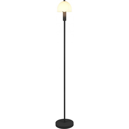 Lampa podłogowa retro Glenn | Szklany klosz | Reality