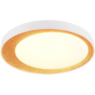 Plafon okrągły z regulacją koloru światła i ściemniaczem Aleta LED 45cm biały / złoty Reality