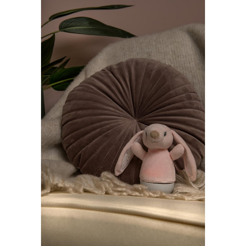 Lampka nocna Dolly Bunny Lucide - Różowa, z muzyką | Sklep z lampami