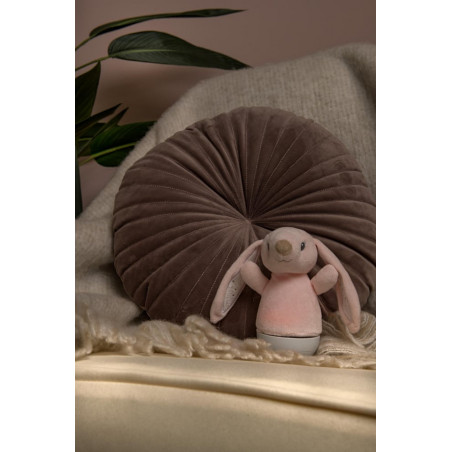 Lampka nocna Dolly Bunny Lucide - Różowa, z muzyką | Sklep z lampami