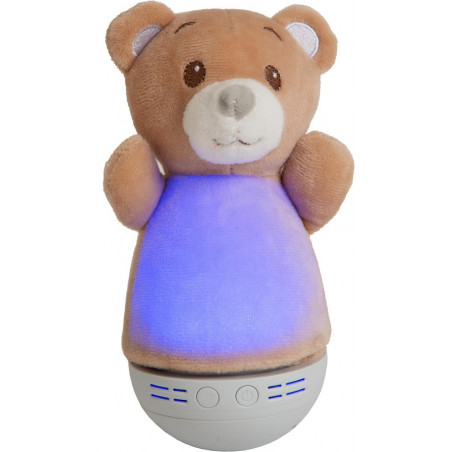 Lampka nocna dla dziecka Dolly Bear Lucide | Muzyka i LED