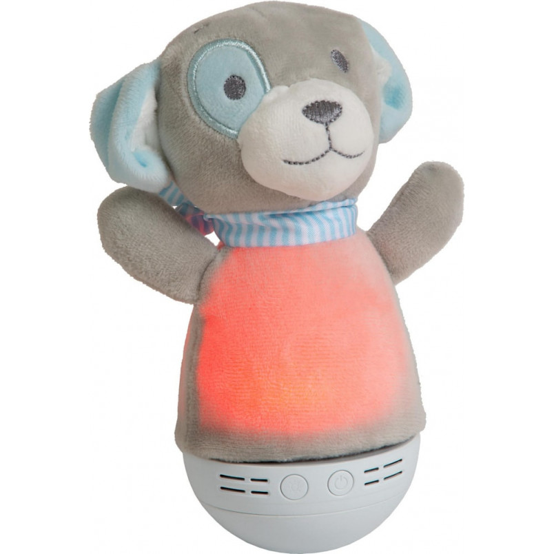 Lampka Nocna Dolly Dog Lucide - Muzyka, LED, Szara