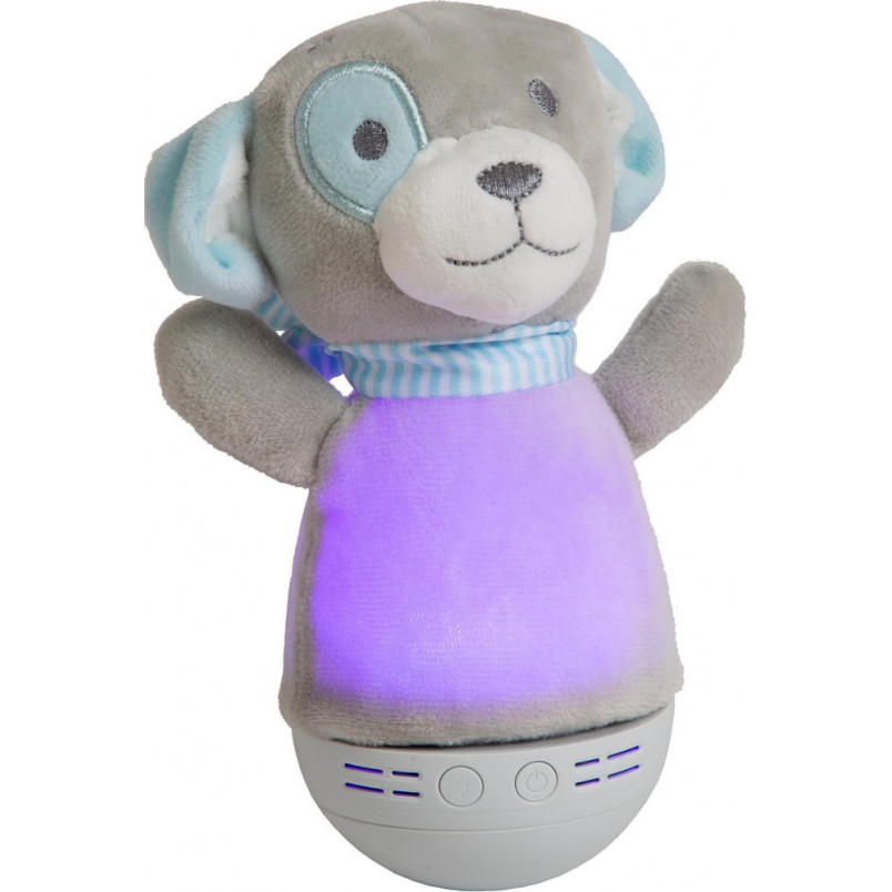 Lampka Nocna Dolly Dog Lucide - Muzyka, LED, Szara