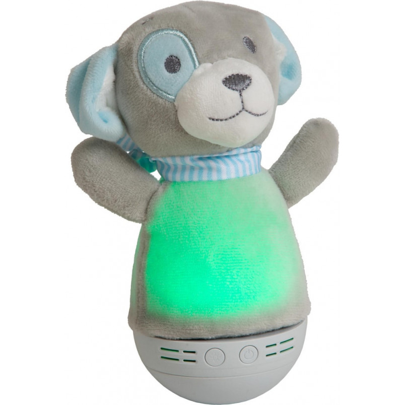 Lampka Nocna Dolly Dog Lucide - Muzyka, LED, Szara