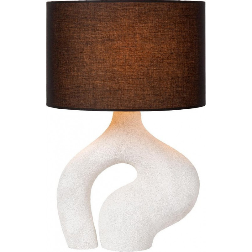 Lampa stołowa Japandi czarno-biała Lucide | Sklep z lampami