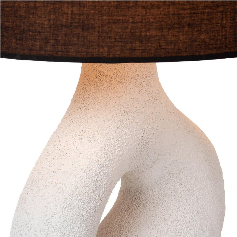 Lampa stołowa Japandi czarno-biała Lucide | Sklep z lampami