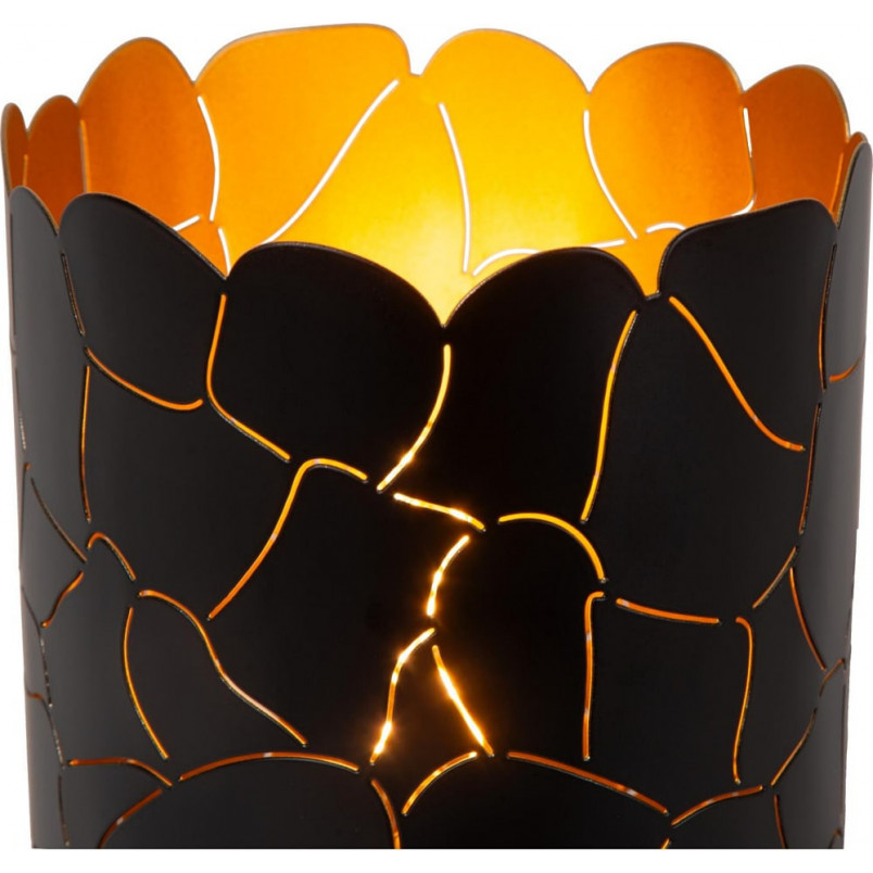 Lampa stołowa Almelo | Czarna, złota | Lucide