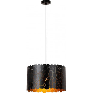 Lampa wisząca Almelo | Lucide | Czarna, złota | Kup online