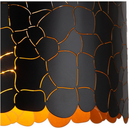 Lampa wisząca Almelo | Lucide | Czarna, złota | Kup online