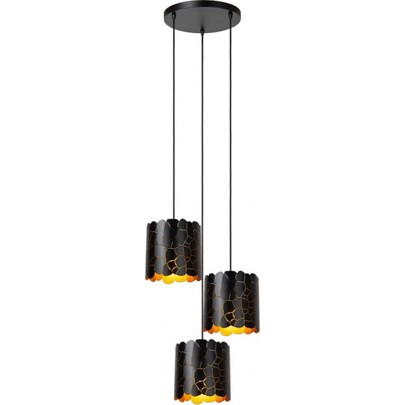 Lampa wisząca Almelo III czarny/złoto | Lucide - Elegancki design