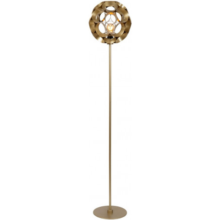Lampa podłogowa kula Lucide Hannelore | Modern, Mosiądz