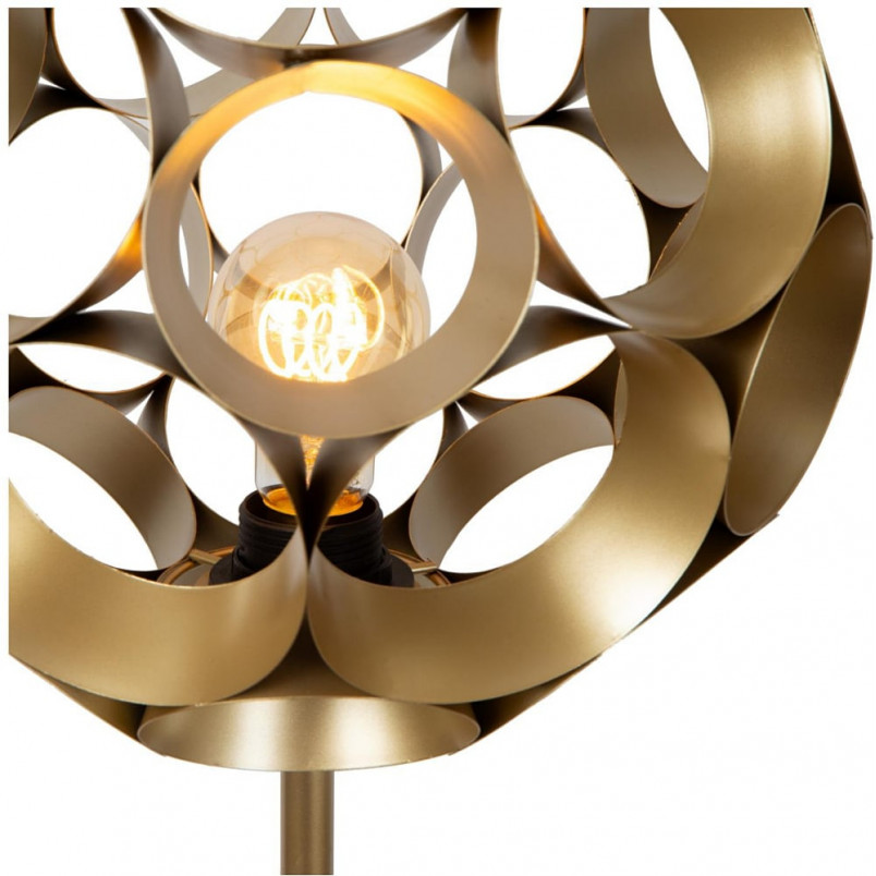 Lampa podłogowa kula Lucide Hannelore | Modern, Mosiądz
