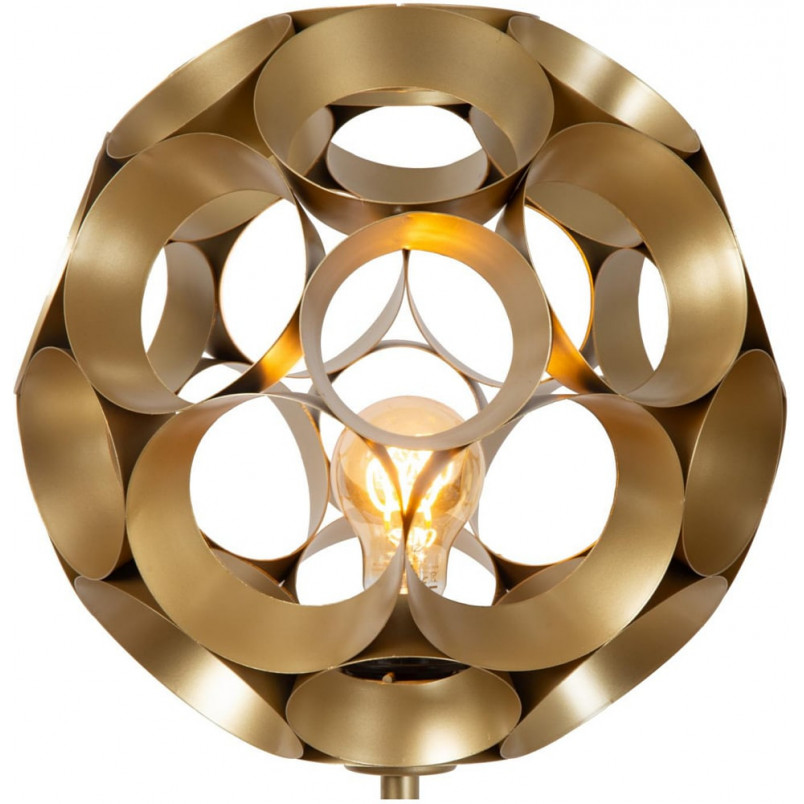 Lampa podłogowa kula Lucide Hannelore | Modern, Mosiądz