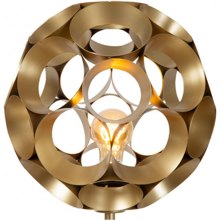 Lampa podłogowa kula Lucide Hannelore | Modern, Mosiądz